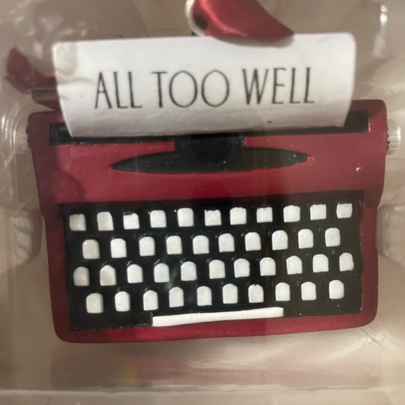 Taylor Swift Red Era All Too Well Typewriter Ornament NWT - Picture 10 of 10
